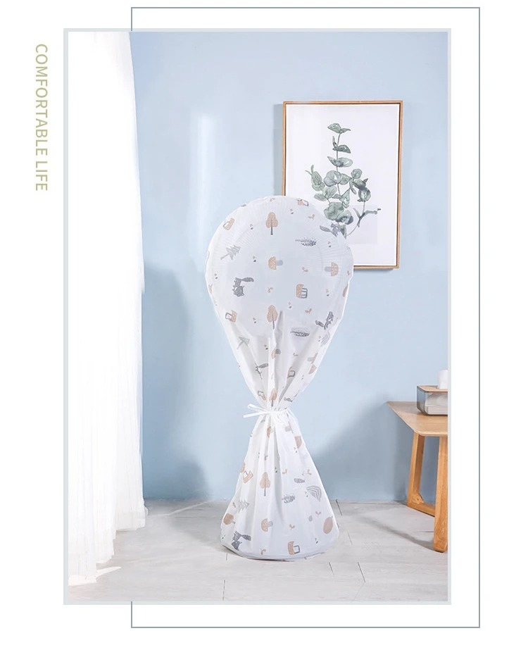 Decorative Fan Cover with Colorful Pattern Design – Dust Protection & Stylish Room Décor Accent - Image 5