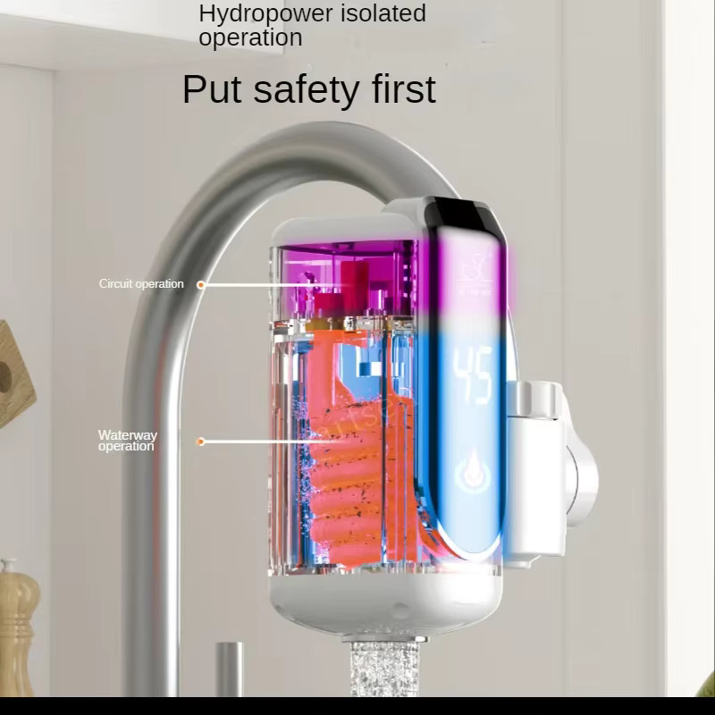 3000W Electric Water Heater Tap Instant Hot Water Faucet Heater Cold Heating Faucet Tankless Instantaneous Water Heater - Image 3