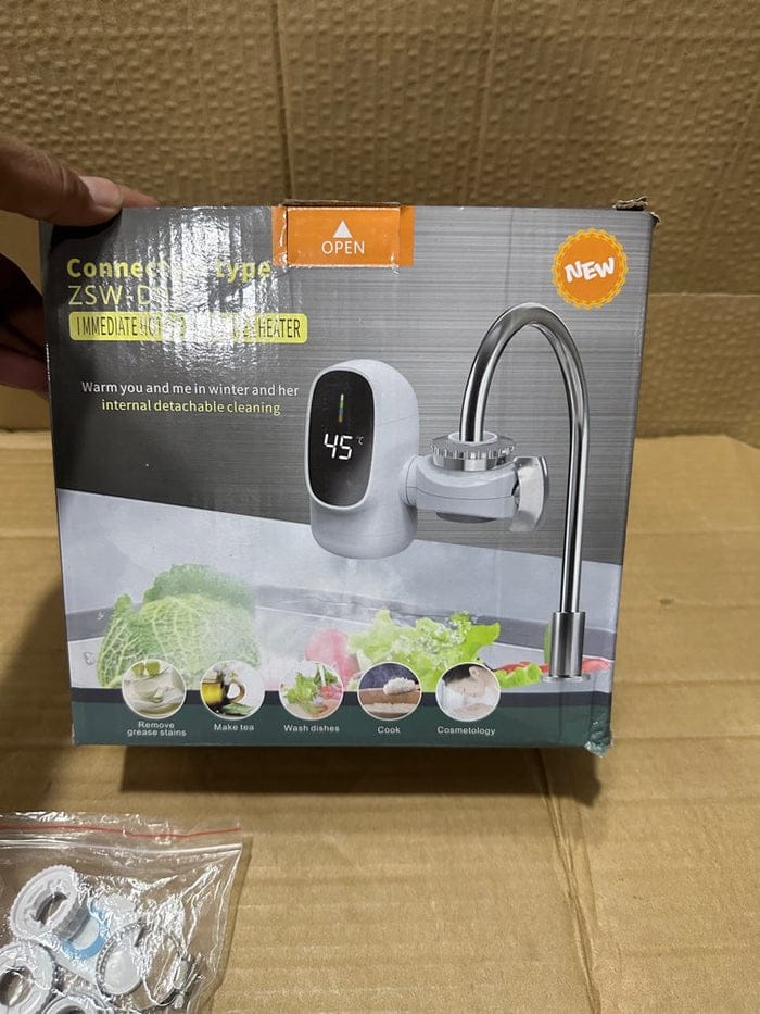 Imported Immediate Electric Water Heater ZSW-D01 | Instant Hot Water | Compact, Energy-Saving & Safe Bathroom Geyser - Image 2