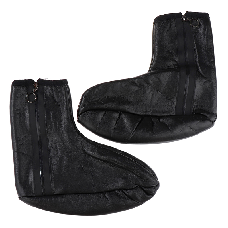Unisex Winter Warm Leather Thermal Boat Slipper Indoor Home Soft Non-Slip Socks Men Women Breathable Comfortable Socks | Unisex Woolen Thermal Socks - Image 5