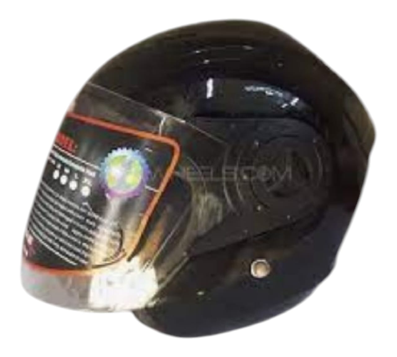 RT Primax Half Face Helmet For Bike | Comfortable, Stylish and Safe For Bike | Helmet For Bike Stylish Look New Design - Black - Image 3