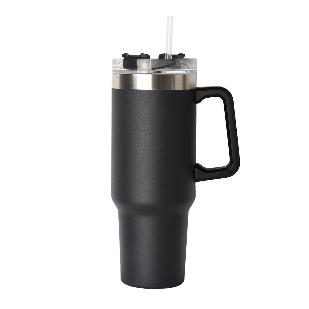 Stanley 40 Oz (1200ML) Stainless Steel Vacuum Insulated Tumbler with Straw – Leak-Proof Quencher Cup for Hot & Cold Beverages, Travel Mug, Gym Water Bottle, Coffee Thermos -Random Colors | Stanley - Image 5