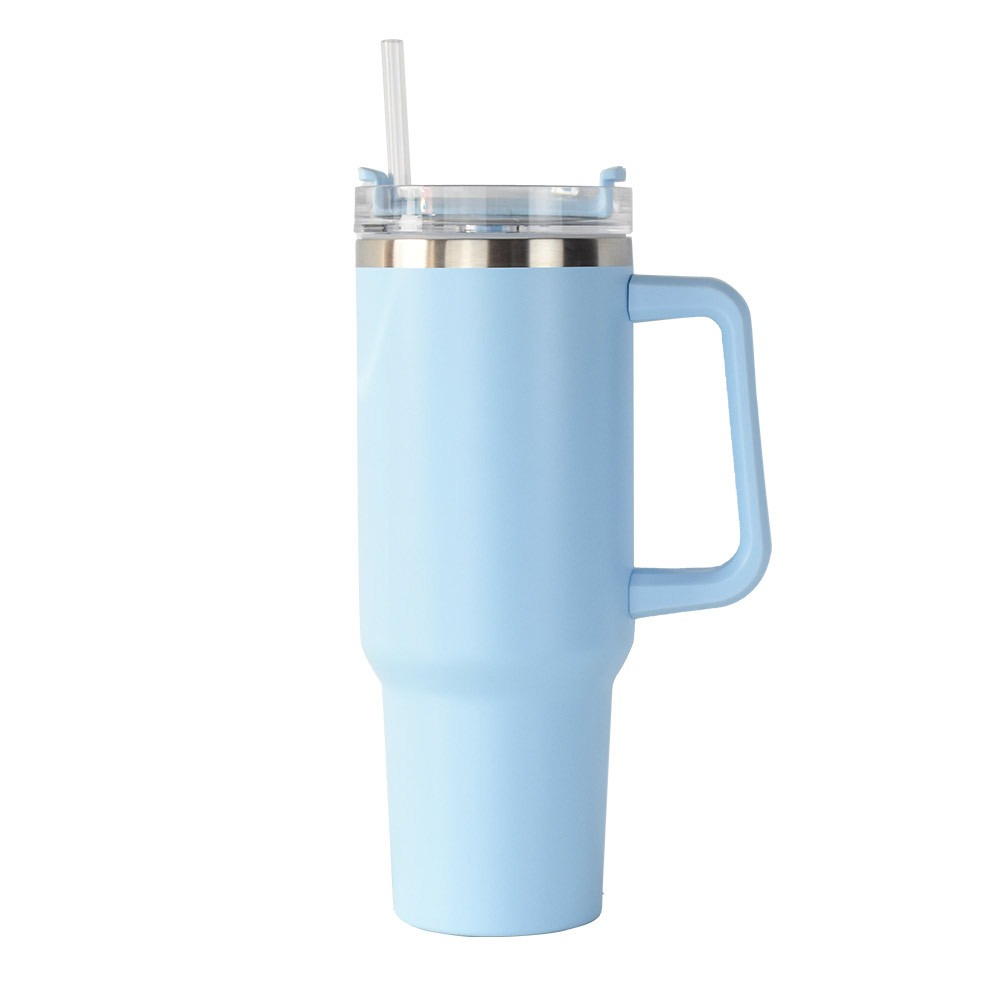 Stanley 40 Oz (1200ML) Stainless Steel Vacuum Insulated Tumbler with Straw – Leak-Proof Quencher Cup for Hot & Cold Beverages, Travel Mug, Gym Water Bottle, Coffee Thermos -Random Colors | Stanley - Image 6