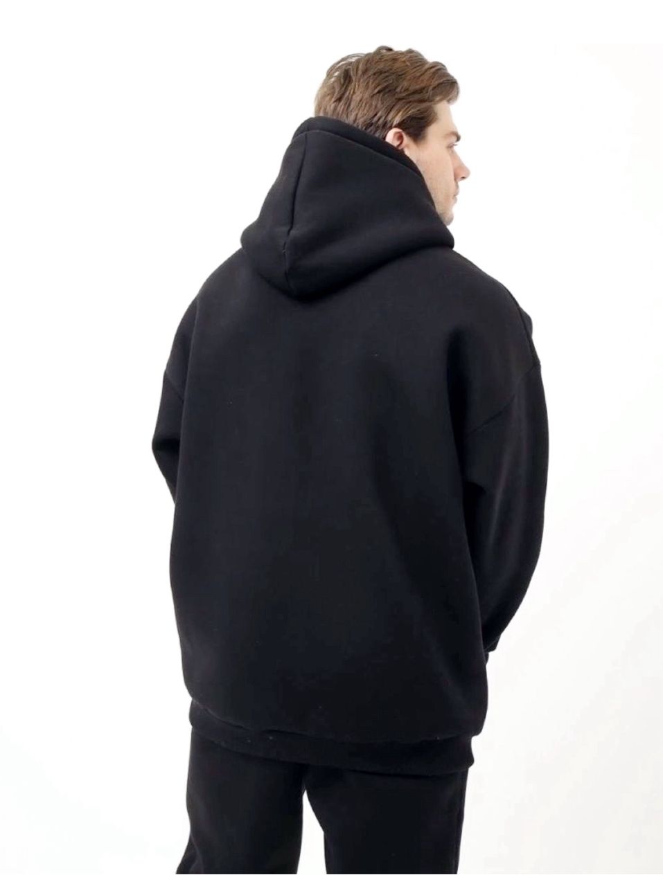 Unisex Hoodies for Men & Women | Premium Fleece Winter Hoodie | Warm, Stylish & Comfortable Casual Wear blue large - Image 3