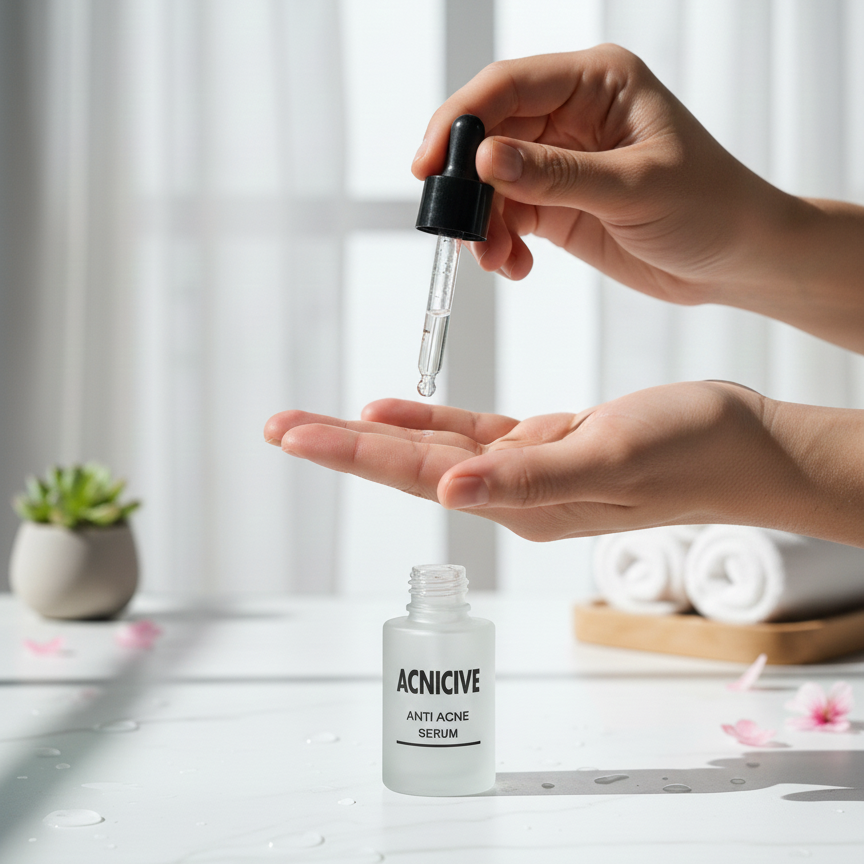 Acnicive Anti Acne Serum 30ml – Gentle Formula | Reduces Breakouts | Clears Impurities | Smooth & Healthy Skin | Daily Use - Image 4