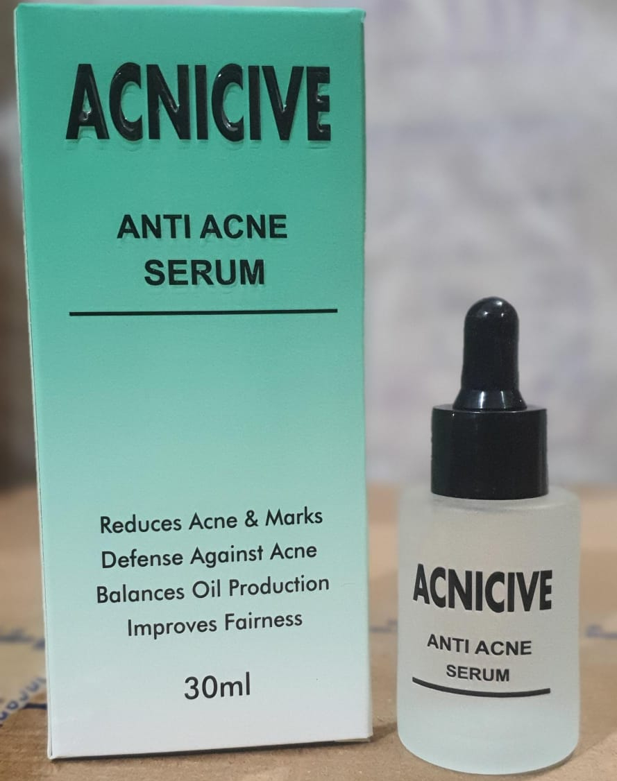 Acnicive Anti Acne Serum 30ml – Gentle Formula | Reduces Breakouts | Clears Impurities | Smooth & Healthy Skin | Daily Use