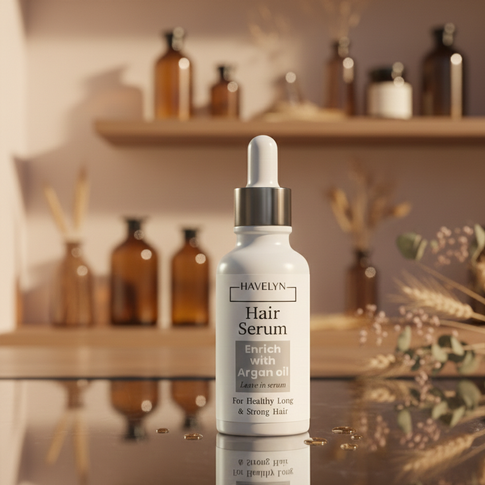 Hair Growth Serum Enriched with Argan Oil – For Healthy, Long, Strong & Shiny Hair | Anti-Hair Fall, Deep Conditioning & Scalp Repair - Image 3