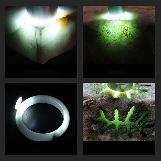 Portable Jade & Gemstone Identification LED Flashlight | Jewelry, Gem & Currency Notes Detector Torch with Display - Image 4