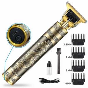 T9 Professional Wet & Dry Shaver Trimmer - 21-in-1 All-in-One Men's Grooming Kit with LCD Display & Travel Case