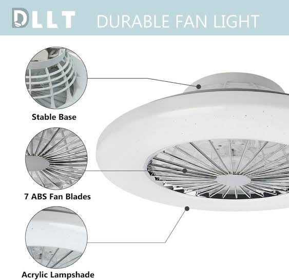 Cooling & Lighting Perfection! 💡 LED Ceiling Fan with Light – Energy-Efficient, Remote Control & Modern Design for Home Comfort - Image 6