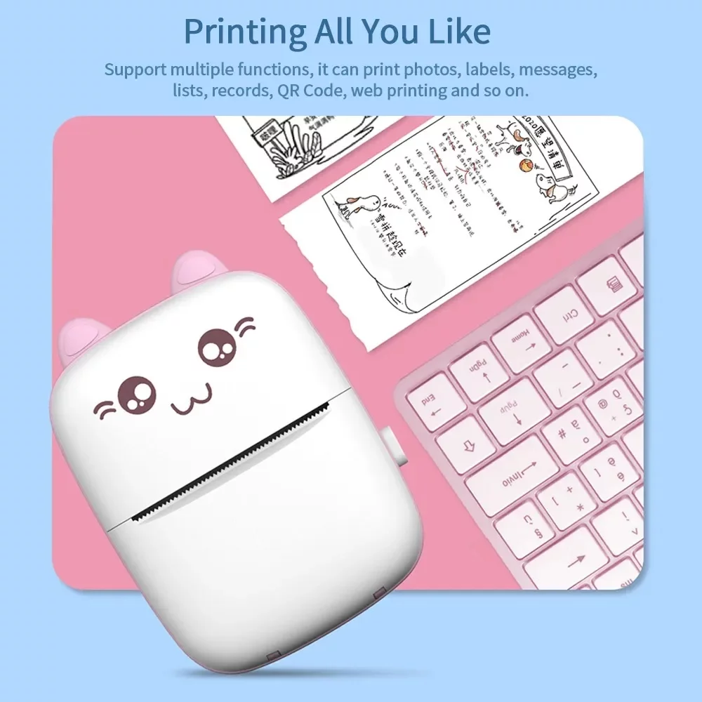 Mini Portable Pocket Thermal Printer | Wireless Bluetooth Receipt & Photo Printer for Notes, Labels & Images - Image 4