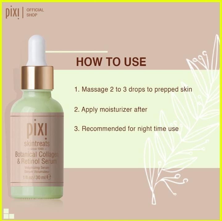 Pixi Botanical Collagen & Retinol Serum – Firming, Anti-Aging & Skin Renewal Formula for Smooth, Youthful & Radiant Skin - Image 2