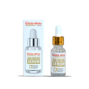 Gluta White Face Glowing Serum – Glutathione Brightening Formula with Hydration & Antioxidant Protection – 30ml