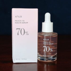 Anua Peach 70 Niacin Serum – Brightening & Hydrating Glass-Skin Serum with 70% Peach Extract & 5% Niacinamide for Radiant, Even-Toned Skin