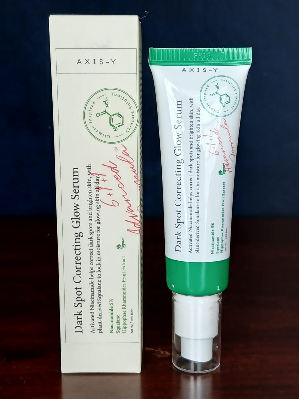 AXIS-Y Dark Spot Correcting Glow Serum – Niacinamide Brightening Treatment for Hyperpigmentation, Hydration & Even Skin Tone