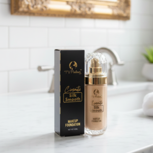TV Parlour USA Cinematic Silk Smooth Makeup Foundation – Flawless Coverage, Natural Finish & Easy-Blend Formula (42ML)