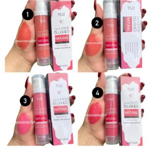Tuz Long Lasting Liquid Blush – Natural Tint, Flawless Coverage & Smooth Easy-Blend Formula (Shade 1)