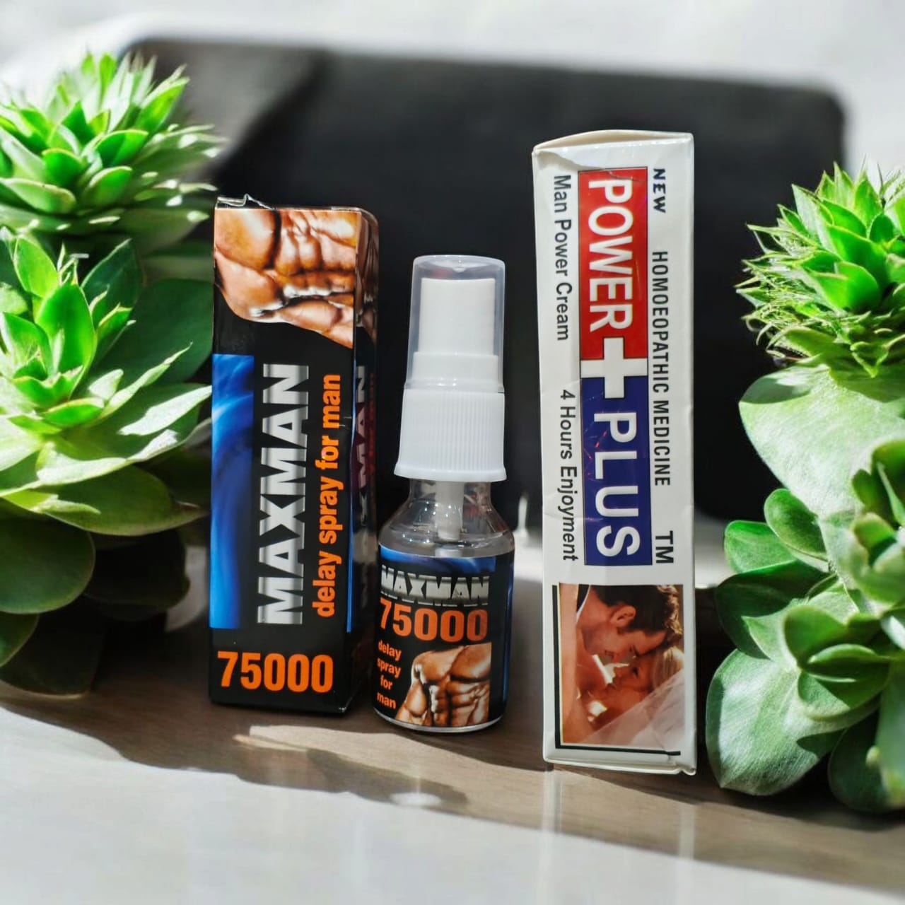 Double the Power, Double the Confidence! ⏱️ Maxman Timing Spray 2-Pack + FREE Power Plus Timing Cream – 45ml Each for Long-Lasting Odor Protection & Ultimate Control
