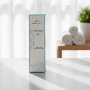 1 Bottle, 3 Skin Benefits! ✨ Eracos AA3 Cleanser Toner & Makeup Remover – Gentle Formula Clears, Removes & Refreshes for Smooth, Healthy Skin – 200ml