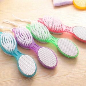 4 in 1 Pedicure Brush & Filer – Foot Scraper, Scrubber, Cleaner & Callus Remover