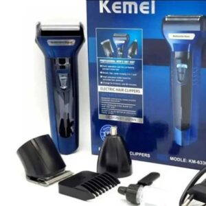 Barber Results at Home! 3-in-1 Professional Hair Clipper, Trimmer & Shaver - Rechargeable, Waterproof & Complete Kit