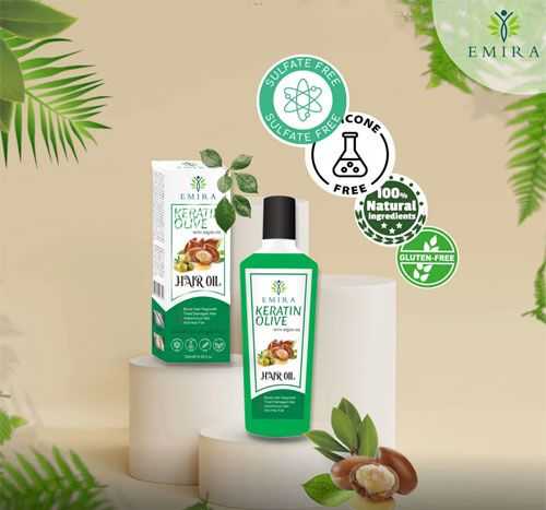 Salon Secret Revealed! ✨ Original Emira Keratin & Olive Hair Treatment – Smooths Frizz, Repairs Damage for 4-6 Weeks of Silky Hair - Image 3