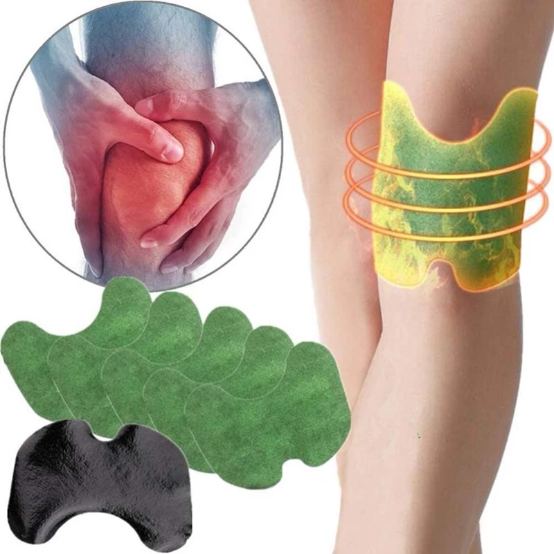 Herbal Knee Pain Relief Patch (Pack of 10 Pcs) | Heat Therapy for Joint & Muscle Comfort | Natural Pain Relief for Arthritis, Stiffness & Body Aches - Image 8