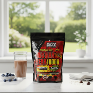Russian Bear 10000 Weight Gainer | High-Calorie Chocolate Mass Builder for Muscle Growth - 2lbs