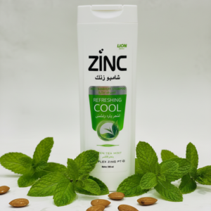 ZINC Anti-Dandruff Shampoo | For Men & Women | Complete Zinc Pro Formula | Black Shine | 340ml