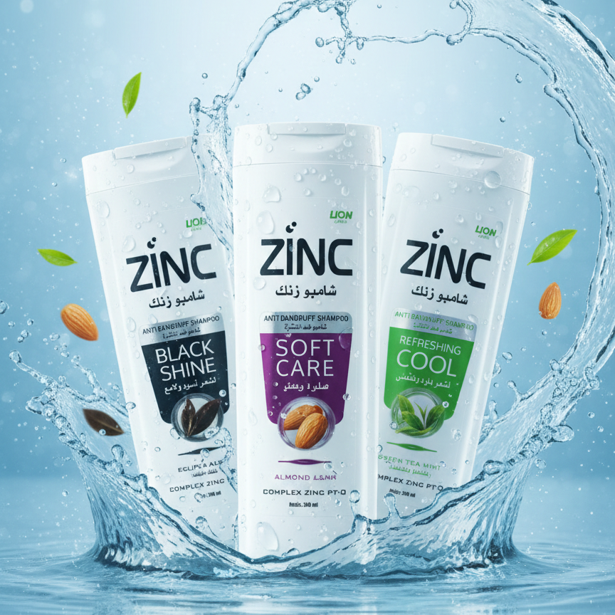ZINC Anti-Dandruff Shampoo | For Men & Women | Complete Zinc Pro Formula | Black Shine | 340ml - Image 6