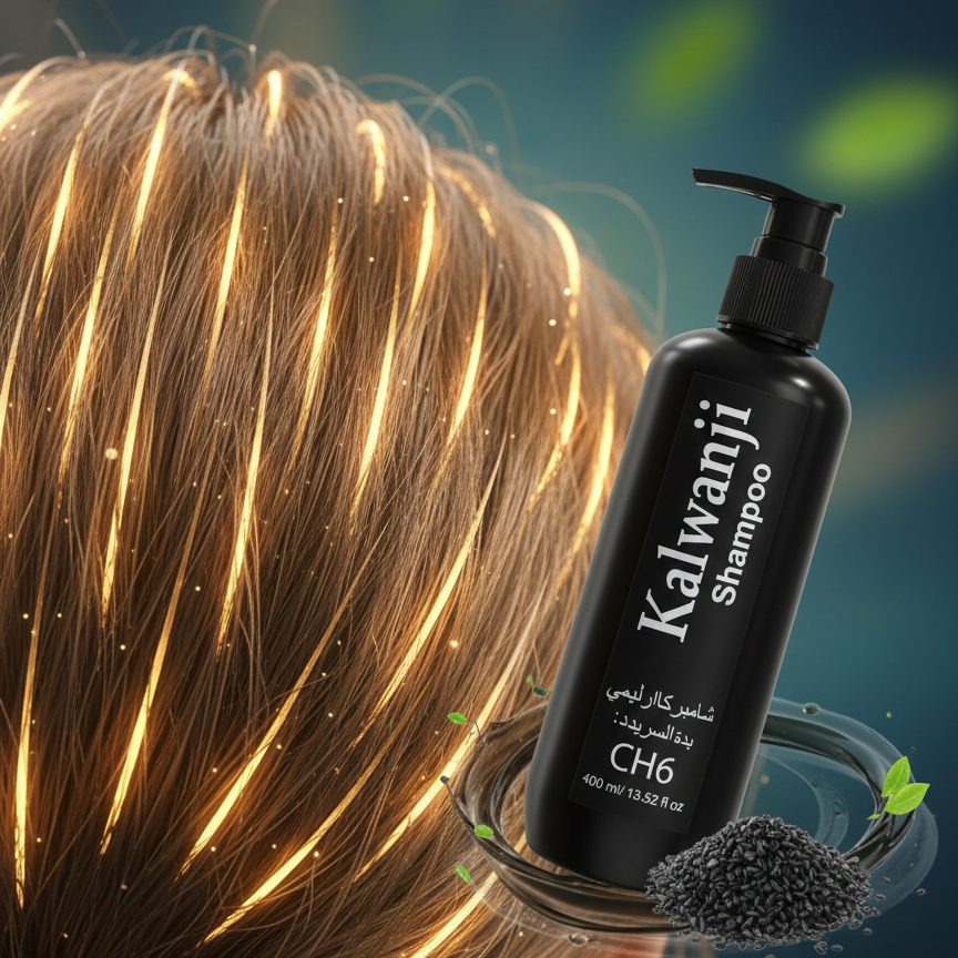 Kalwanji CH6 Shampoo 400ml – Nature’s Black Seed Secret for Hair Growth, Anti Hair Fall & Stronger Hair | Sulfate-Free - Image 5