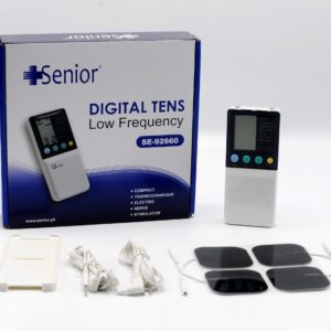 Senior Digital TENS Machine SE‑92660 | Dual Channel Portable Pain Relief | 6 Modes
