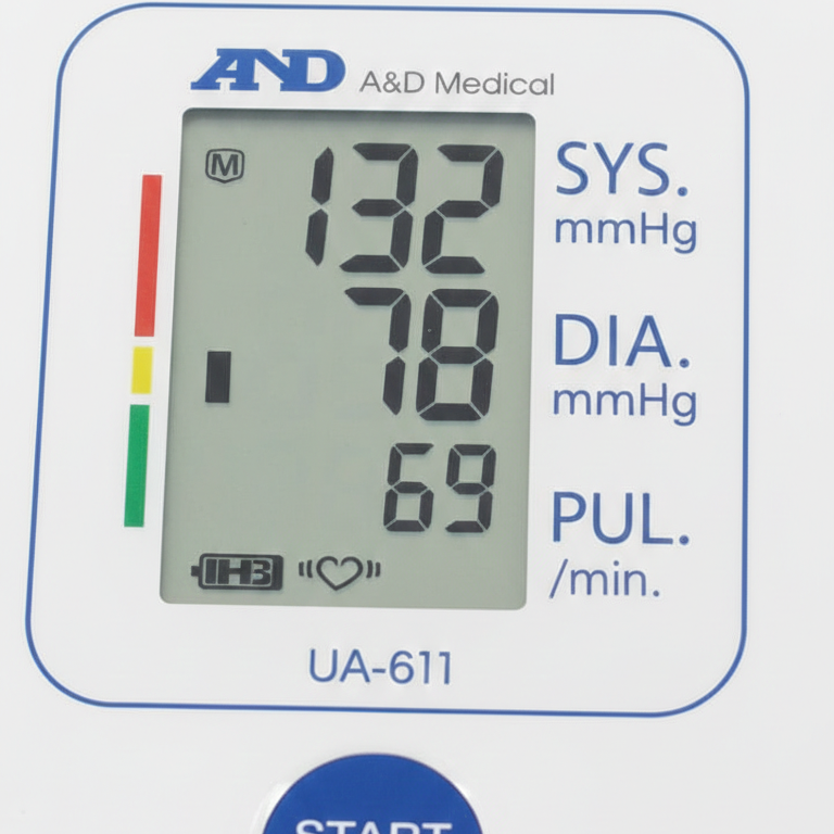 A&D Medical UA-611 Digital Blood Pressure Monitor | Clinically Validated, Automatic Upper Arm Machine with 60 Memory & Large Cuff - Image 3