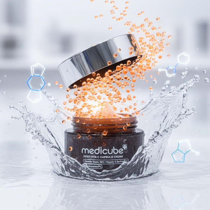 Medicube Deep Vita C Capsule Cream – Vitamin C & 5% Niacinamide Brightening