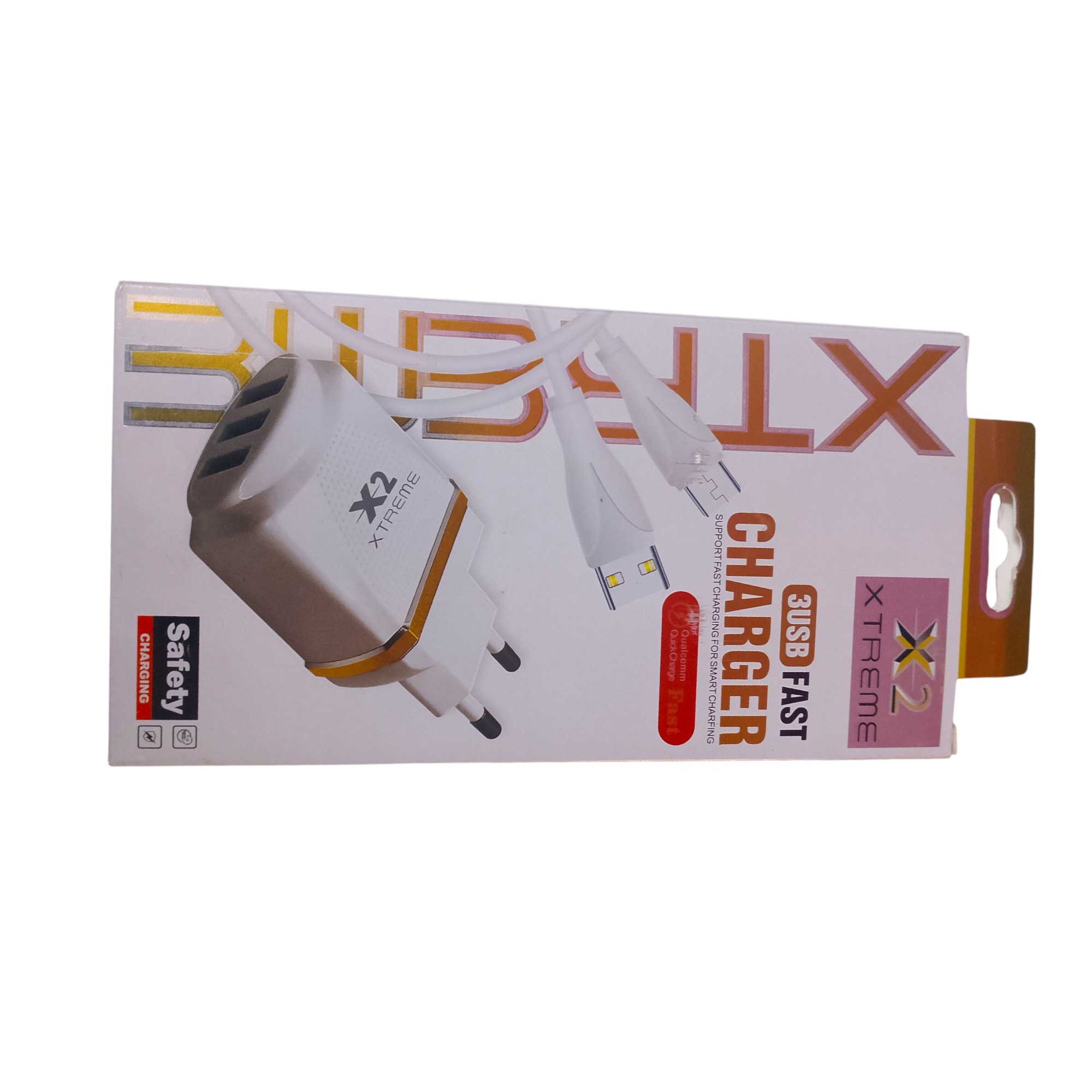 X2 Xtreme 3 Fast Wall Charger Adapter with Type-C Cable | 30W Quick Charge | for iPhone, Samsung, Pixel, iPad & More - Image 4