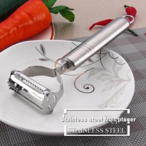 High Quality Stainless Steel Potato, Cucumber & Carrot Grater Julienne Peeler – Multi-Purpose Vegetable & Fruit Peeler Slicer Kitchen Utensil