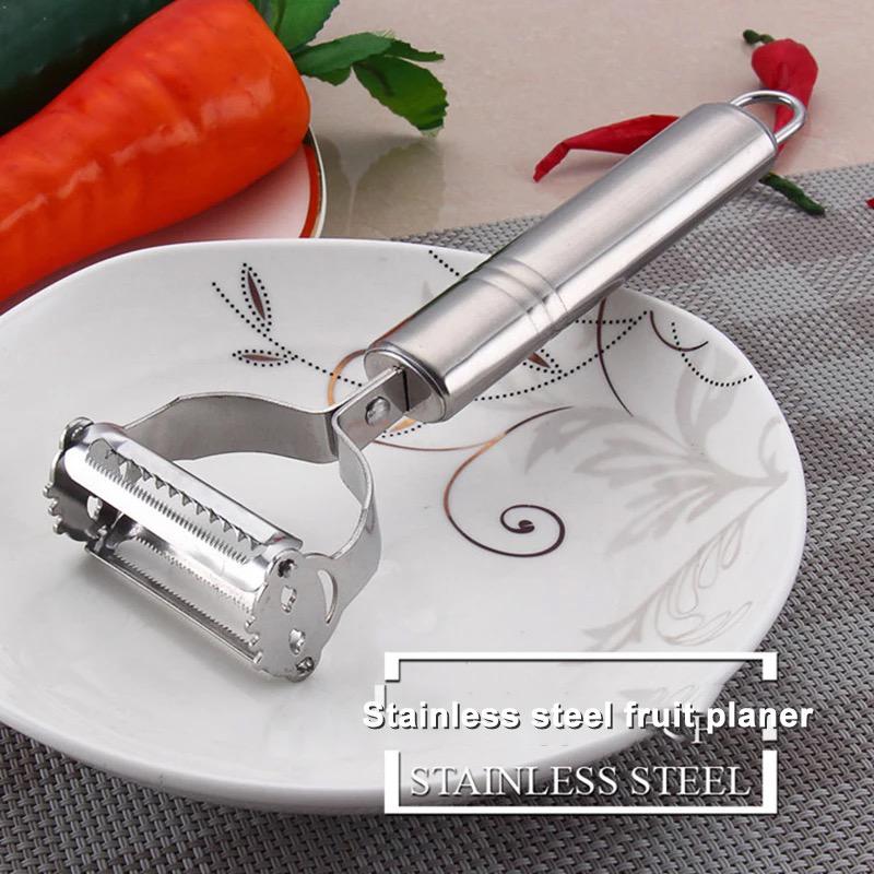 High Quality Stainless Steel Potato, Cucumber & Carrot Grater Julienne Peeler – Multi-Purpose Vegetable & Fruit Peeler Slicer Kitchen Utensil