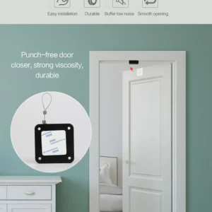 Punch-Free Automatic Door Closer – BIG SIZE