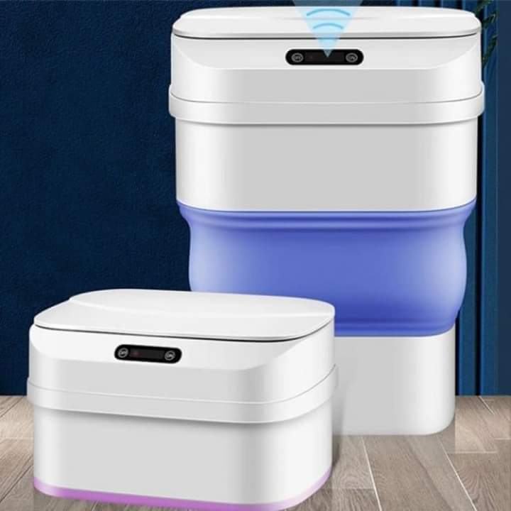 Automatic Sensor Dustbin, Hands-Free Touchless Trash Can with Lid - Image 4