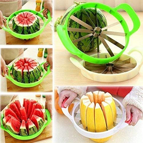 Watermelon Cutter & Fruit Slicer – Stainless Steel Melon Slicer Knife | Multi-Purpose Fruit Cutting Tool for Kitchen - Image 4