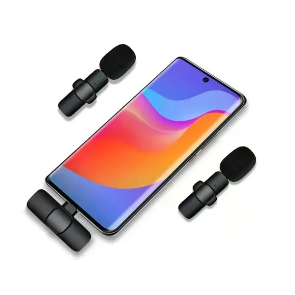 K8 Collar Wireless Microphone, Type-C Lavalier Mic for Smartphone Recording - Image 4