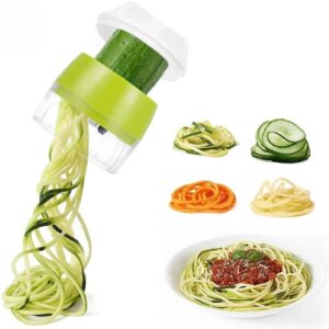 4-in-1 Vegetable Spiralizer Cutter | BPA-Free ABS & 304 Stainless Steel Blades | Zucchini Noodle Maker