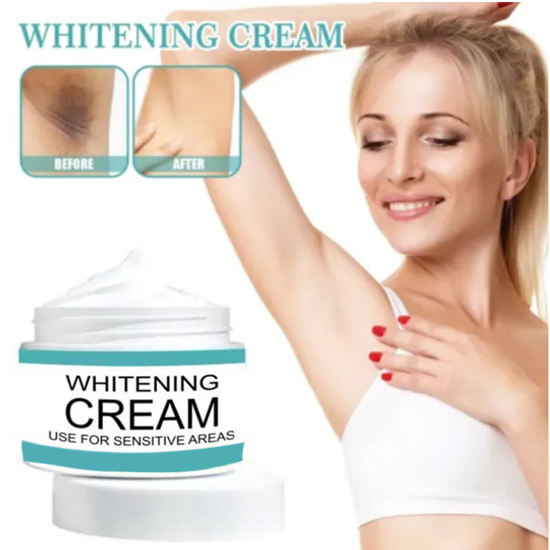 Pack of 2 Sensitive Area Whitening Cream – Dark Spot Lightening for Underarms, Inner Thighs & Private Parts (30ml Each) - Image 2