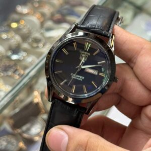 Carrera Calibre 5 Men's Watch, Black Leather Strap Swiss Analog Wristwatch