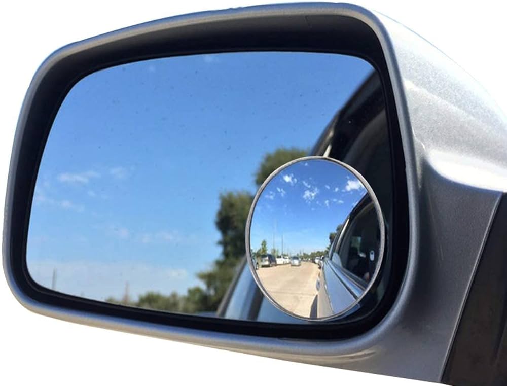 2PCS Round Blind Spot Mirrors – Wide Angle Convex Car Safety Mirrors - Image 4