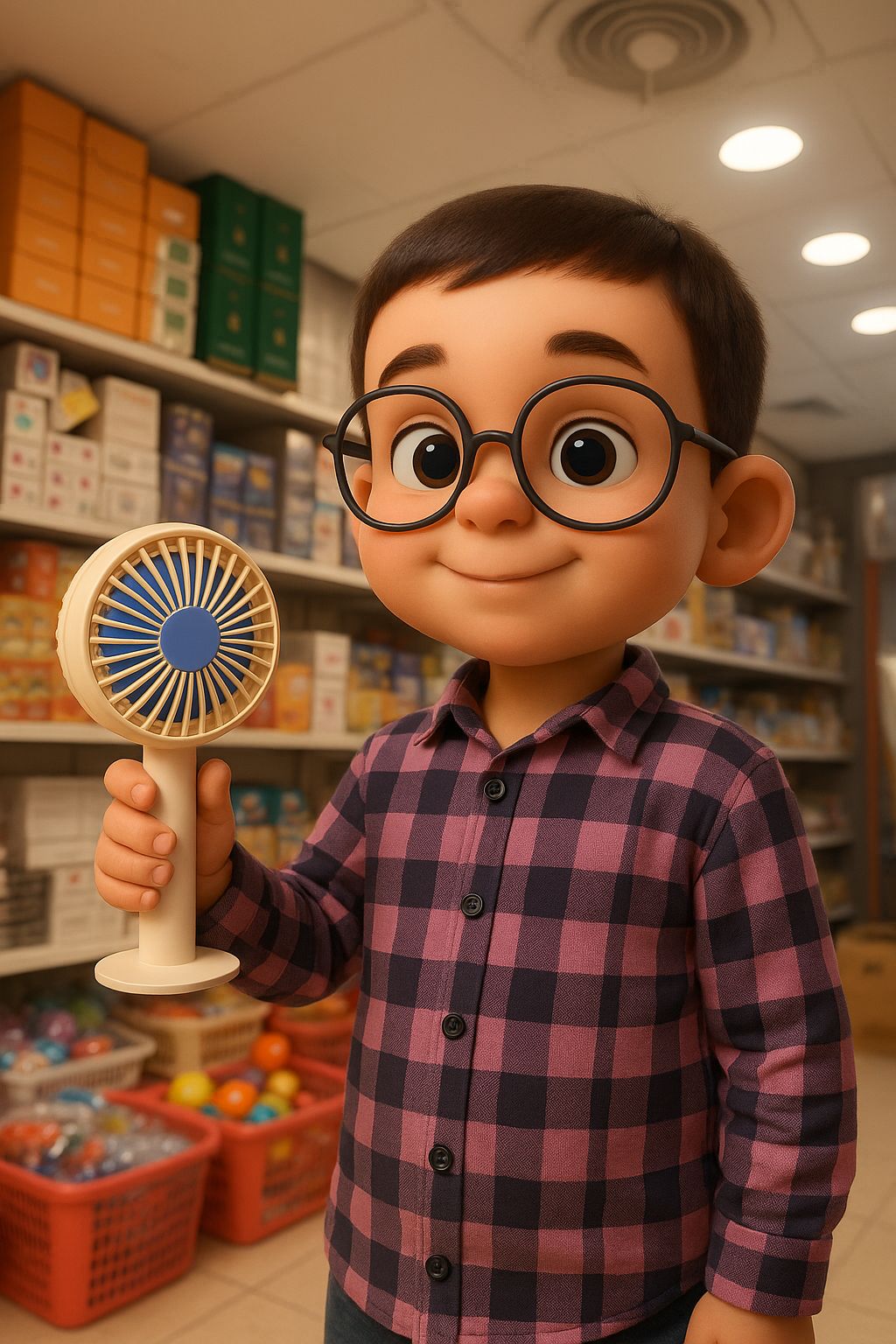 Mini Rechargeable Cooling Fan for Summer - Image 3