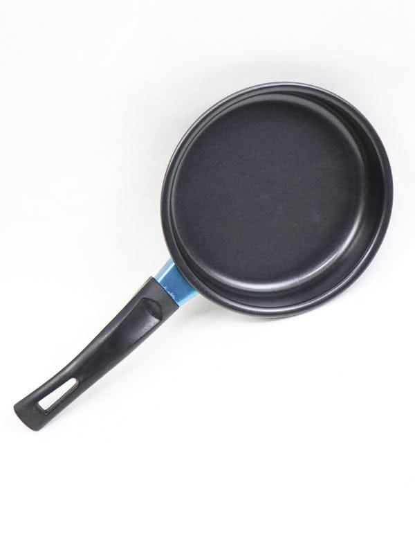 Mini Frying Pan 15cm, Thick Non-Stick Flat Pancake Pan, Small Egg Fryer & Grilled Cheese Maker, Stainless Steel Handle Kitchen Cookware - Image 3