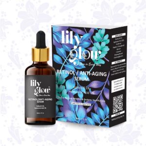 Lily Glow Retinol Anti-Aging Serum – Wrinkle Repair & Skin Tightening Night Serum, 30ml