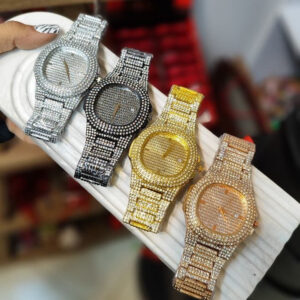 ICED OUT Men's Watch - Diamond & Steel Luxury Timepiece | Black, Durable, Timeless Design