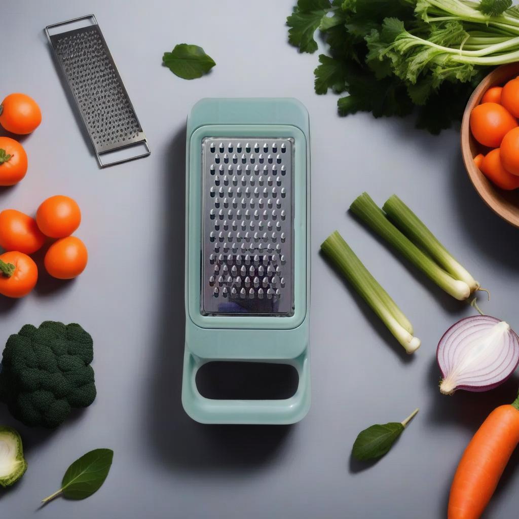 Multi-Purpose Vegetable Cutter & Grater – Manual Food Chopper - Image 2